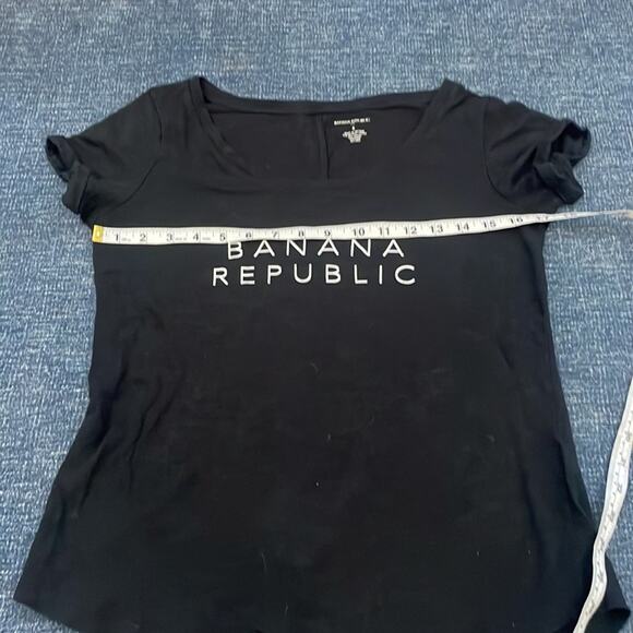 Banana Republic factory Short Sleeve T Shirt Size Small Women’s Black Pu… - Picture 5 of 5